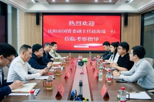 庆阳市国资委副主任赵海瑞一行莅临光子悦动考察指导 双方共话产业合作新机遇