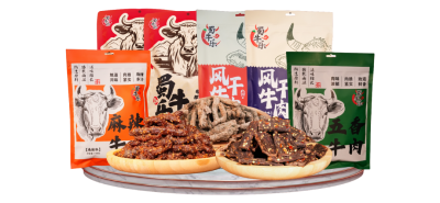 光子&middot;风采秀丨只取高山黄牛后腿精华，这块川味牛肉干一口征服你的味蕾！